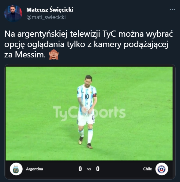 OPCJA OGLĄDANIA meczu Argentyna - Chile! xD